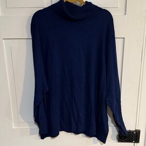 Lands' End Deep Blue Knit Sweater